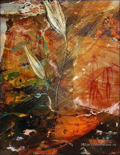 Seven of Flames card from the Margarete Petersen Tarot deck