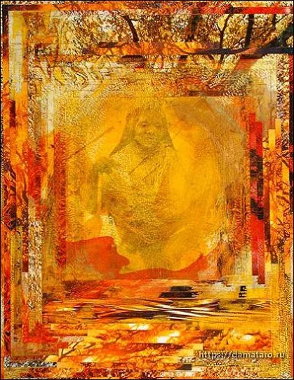 Mother of Flames card from the Margarete Petersen Tarot deck