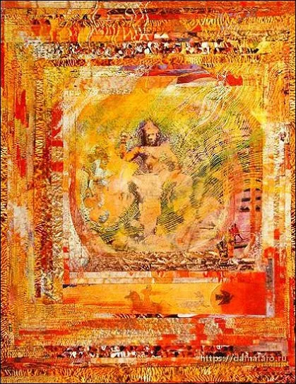 Father of Flames card from the Margarete Petersen Tarot deck