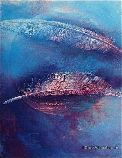 Two of Cups card from the Margarete Petersen Tarot deck