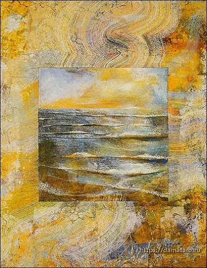 Ten of Feathers card from the Margarete Petersen Tarot deck