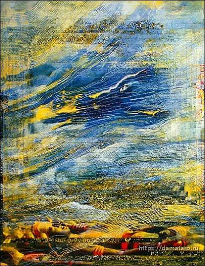 Son of Feathers card from the Margarete Petersen Tarot deck