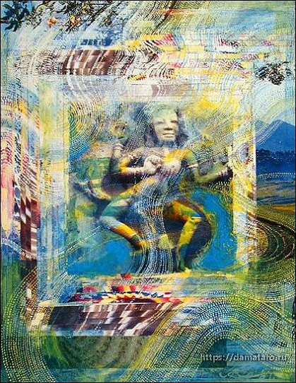 Mother of Feathers card from the Margarete Petersen Tarot deck