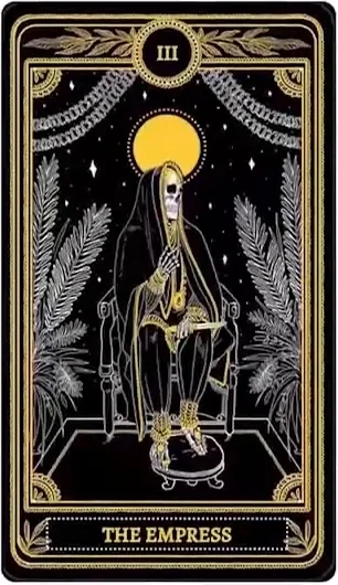 The Empress card from the Marigold Tarot deck