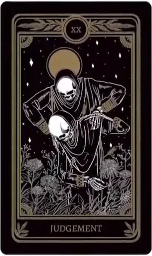 Judgement card from the Marigold Tarot deck
