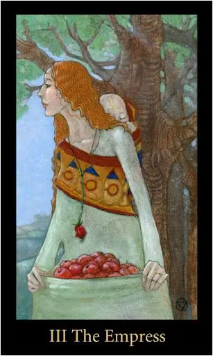 Mary El Tarot Review 3 The Empress card from the Mary-El Tarot deck