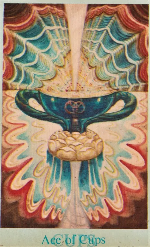 Ace of Cups card from the Mary-El Tarot deck