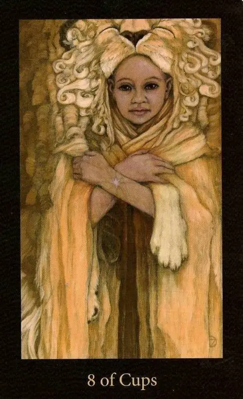 8 of Cups card from the Mary-El Tarot deck