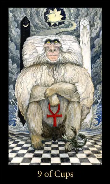 9 of Cups card from the Mary-El Tarot deck