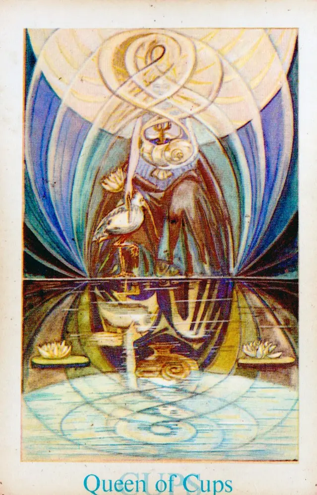 Queen of Cups card from the Mary-El Tarot deck