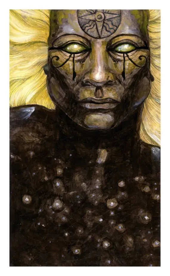 King of Wands card from the Mary-El Tarot deck