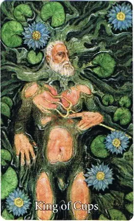 King of Cups card from the Mary-El Tarot deck