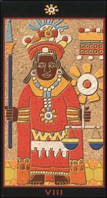 Justice - Mayan Tarot - Tarot Deck by Silvana Alasia Justice - Mayan Tarot - Tarot Deck by Silvana Alasia