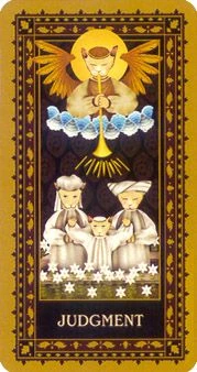 Judgment - Medieval Cat Tarot - Lawrence Teng