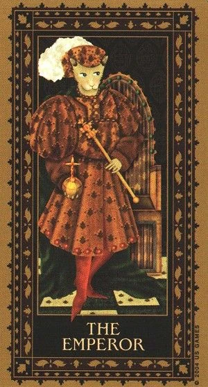 The Emperor - Medieval Cat Tarot - Lawrence Teng