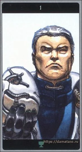 Ace of Cups card from the Meta Barons Tarot deck