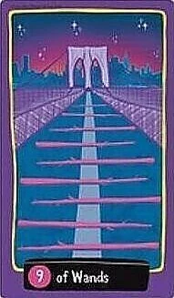 Nine of Wands - Midnight City Tarot - Jackie Gillies