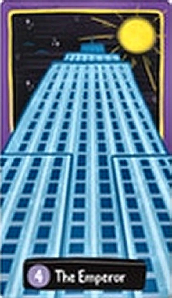 The Emperor - Midnight City Tarot - Tarot Deck by Jackie Gillies The Emperor - Midnight City Tarot - Tarot Deck by Jackie Gillies