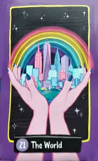 The World - Midnight City Tarot - Jackie Gillies