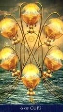 6 of Cups - Millenium Thoth Tarot - Renata Lechner