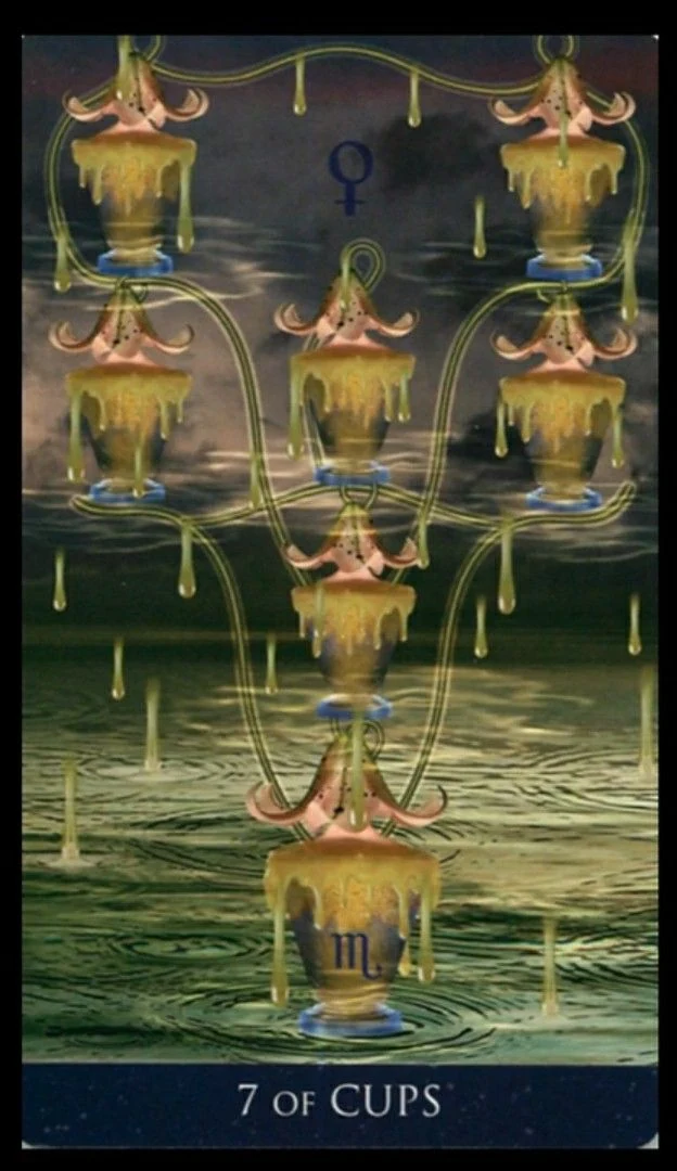 7 of Cups - Millenium Thoth Tarot - Renata Lechner
