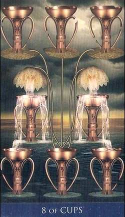 8 of Cups - Millenium Thoth Tarot - Renata Lechner