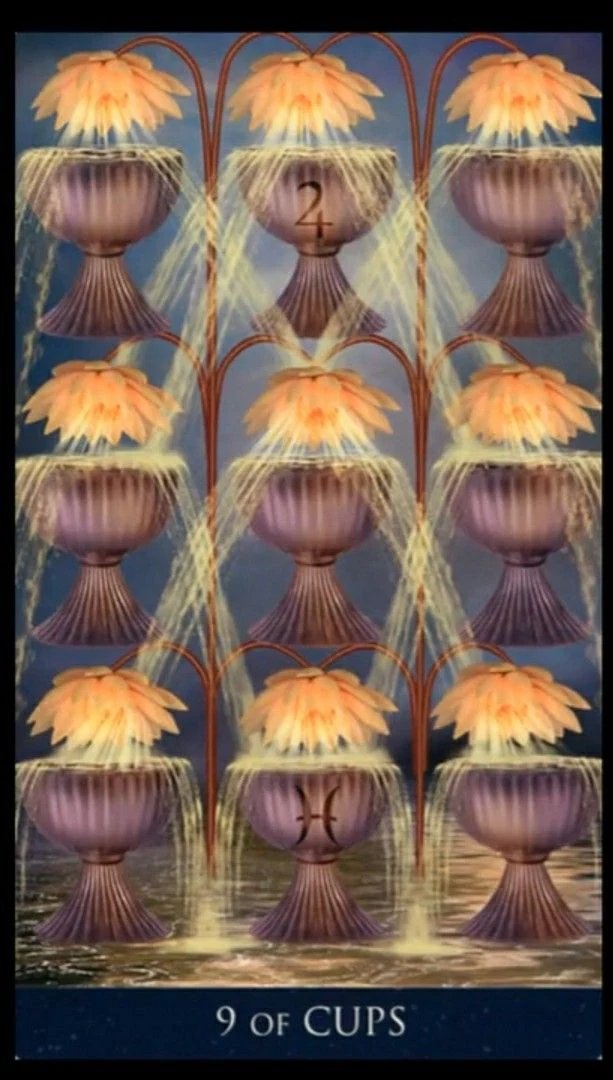 9 of Cups - Millenium Thoth Tarot - Renata Lechner