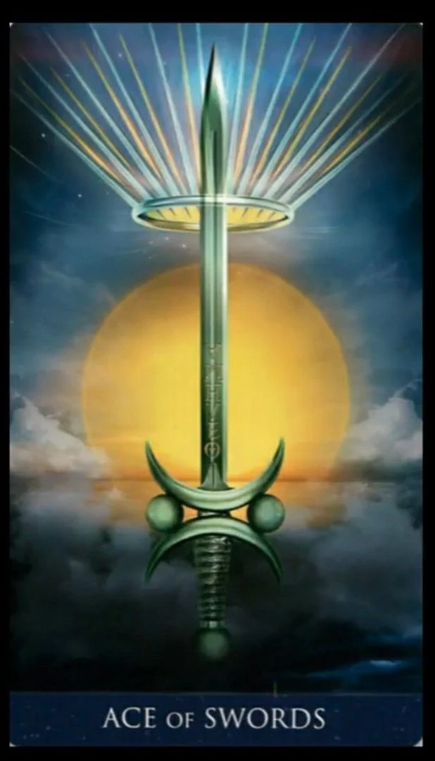 Ace of Swords - Millenium Thoth Tarot - Renata Lechner