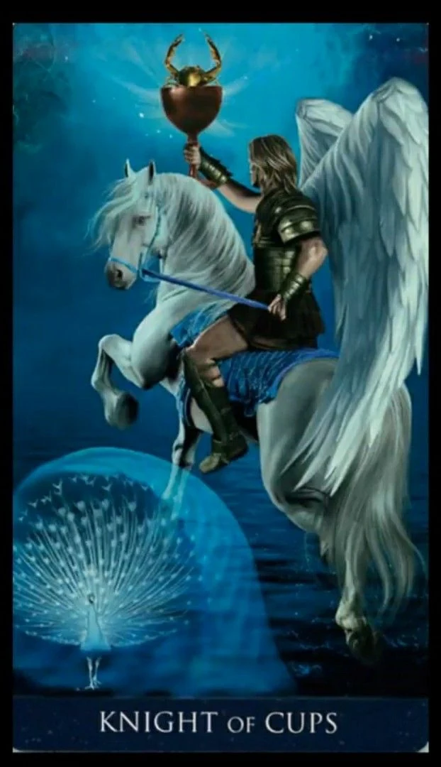 Knight of Cups - Millenium Thoth Tarot - Renata Lechner
