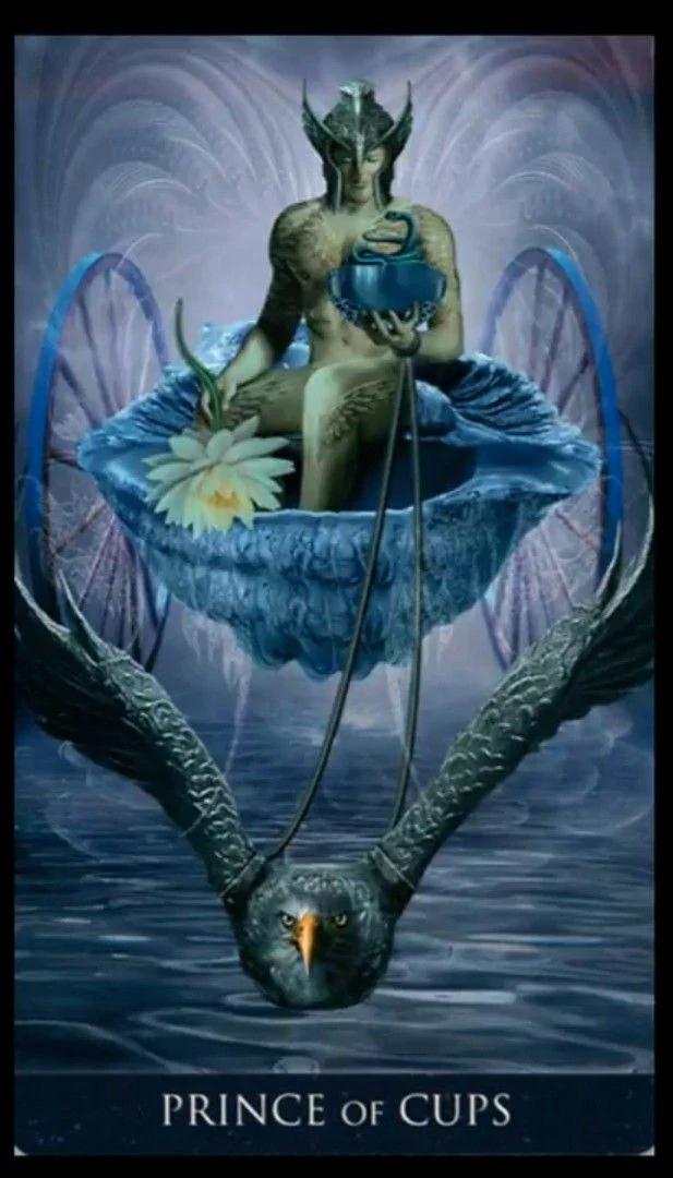 Prince of Cups - Millenium Thoth Tarot - Renata Lechner