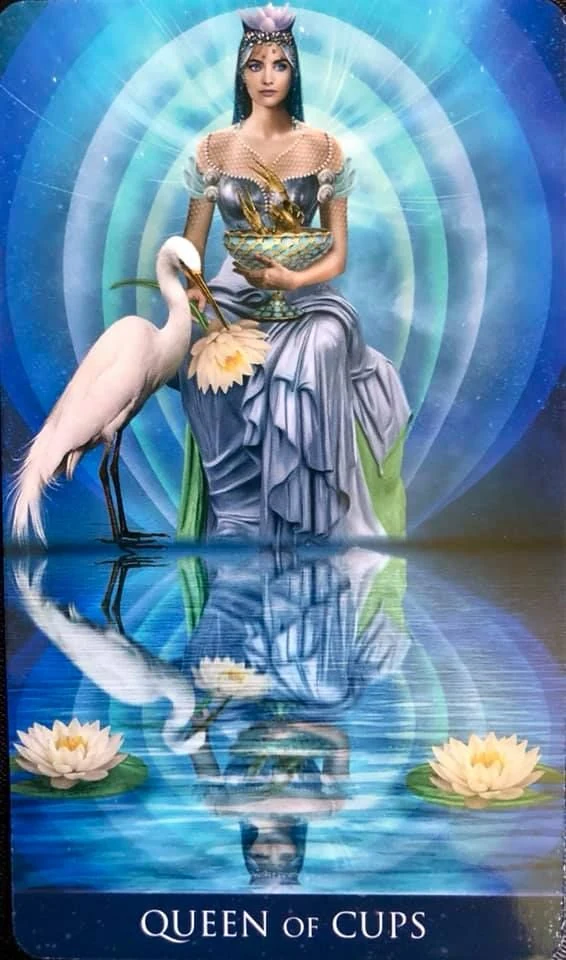 Queen of Cups - Millenium Thoth Tarot - Renata Lechner