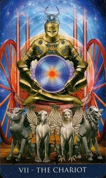 The Chariot - Millenium Thoth Tarot - Renata Lechner