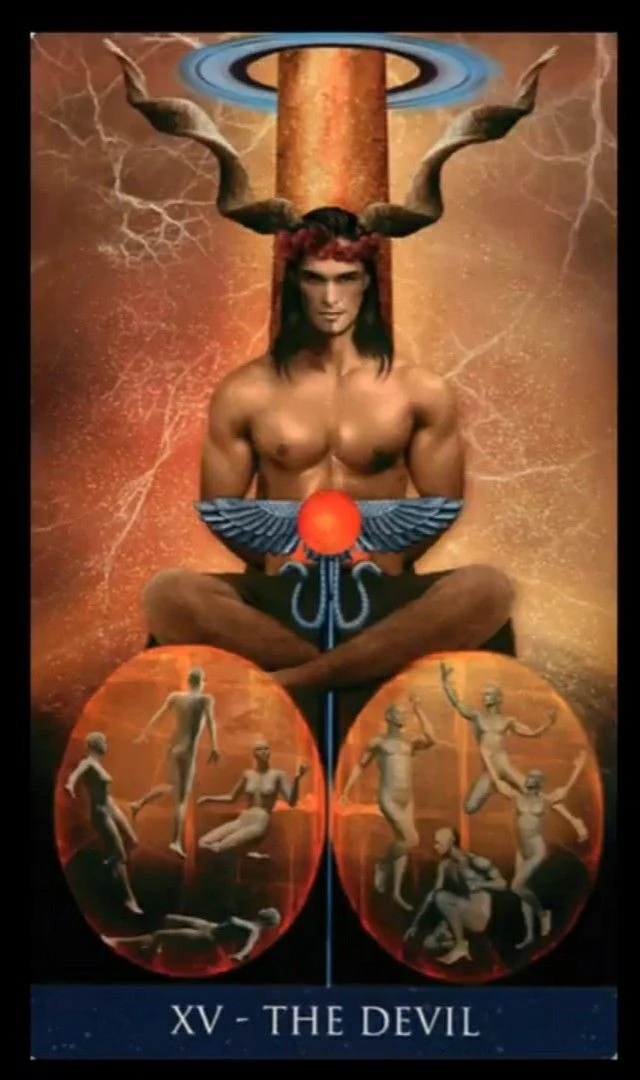 The Devil - Millenium Thoth Tarot - Renata Lechner