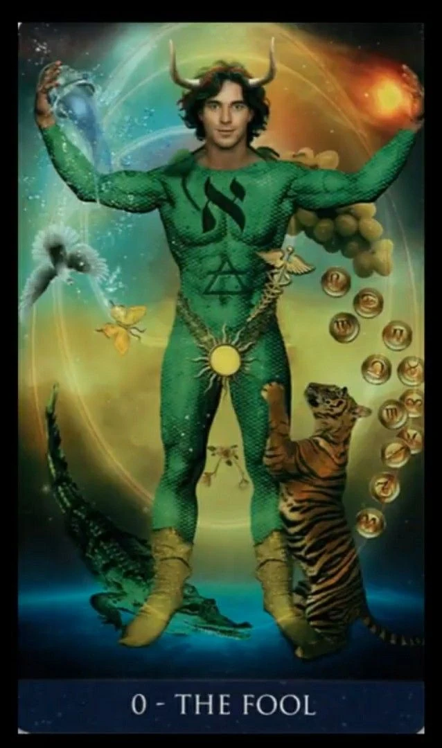 The Fool - Millenium Thoth Tarot - Renata Lechner