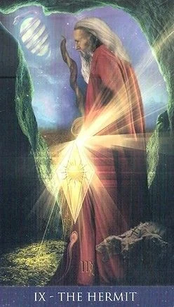 The Hermit - Millenium Thoth Tarot - Renata Lechner