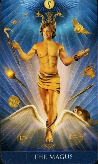 The Magus - Millenium Thoth Tarot - Renata Lechner