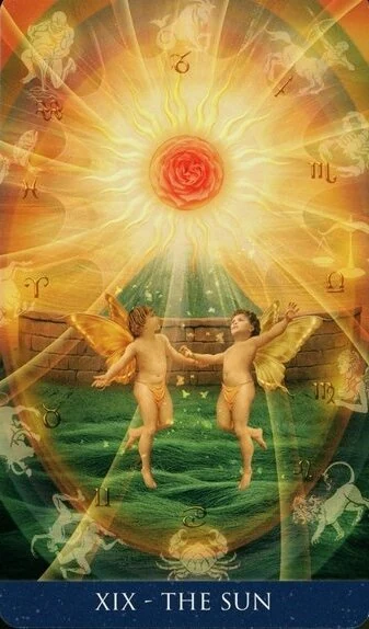 The Sun - Millenium Thoth Tarot - Renata Lechner