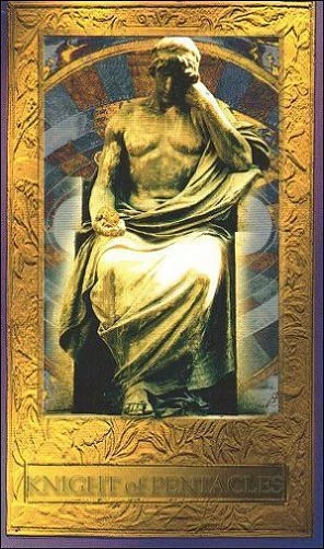 Knight of Pentacles - Millennium Tarot - Dorothy Krause