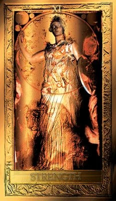 Strength - Millennium Tarot - Dorothy Krause