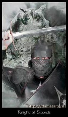 Knight of Swords - Modern Medieval Tarot - Shayn Amber Wetherell and Tim Wetherell