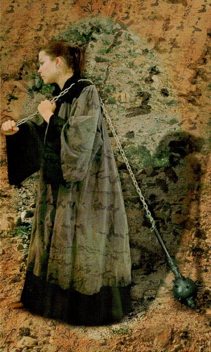 Page of Staves - Modern Medieval Tarot - Shayn Amber Wetherell and Tim Wetherell