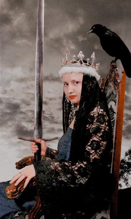 Queen of Swords - Modern Medieval Tarot - Shayn Amber Wetherell and Tim Wetherell