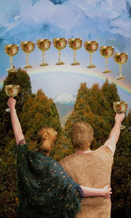 Ten of Cups - Modern Medieval Tarot - Shayn Amber Wetherell and Tim Wetherell