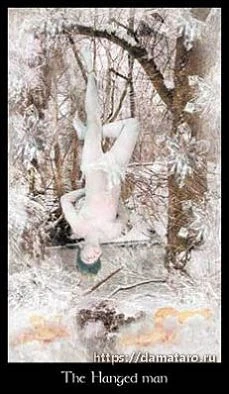 The Hanged Man - Modern Medieval Tarot - Shayn Amber Wetherell and Tim Wetherell