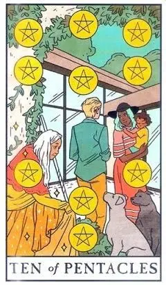 10 of Pentacles - Modern Witch Tarot - Tarot Deck by Lisa Sterle
