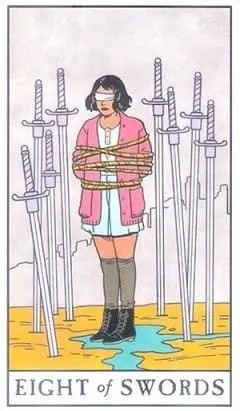 8 of Swords - Modern Witch Tarot - Tarot Deck by Lisa Sterle