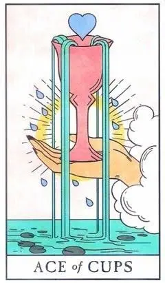 Ace of Cups - Modern Witch Tarot - Tarot Deck by Lisa Sterle