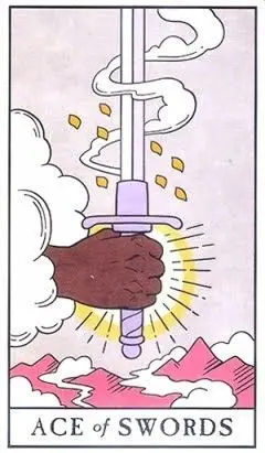 Ace of Swords - Modern Witch Tarot - Tarot Deck by Lisa Sterle