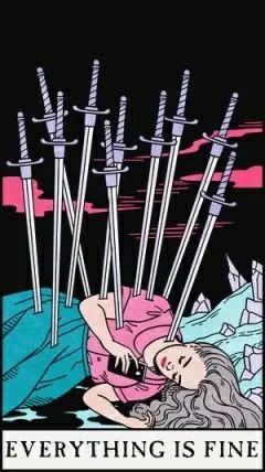 Everything is Fine - Modern Witch Tarot - Tarot Deck by Lisa Sterle