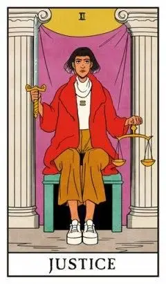 Justice - Modern Witch Tarot - Tarot Deck by Lisa Sterle